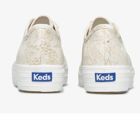 Keds x Rifle Paper Co. Triple Kick Colette Jacquard Sneaker 9.5 - Picture 11 of 11